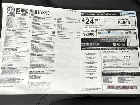 New 2026 Volvo XC90 B5 Plus w/ Protection Package Premier image 25