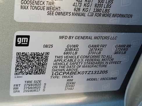 Used 2026 Chevrolet Silverado 1500 Custom RWD image 32