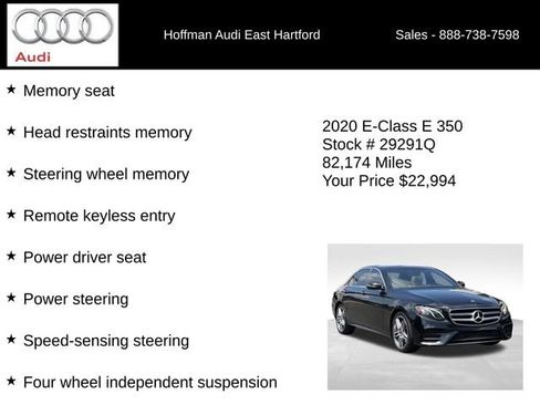 Used 2020 Mercedes-Benz E 350 4MATIC Sedan image 24