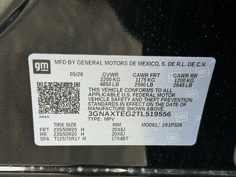 New 2026 Chevrolet Equinox RS w/ Convenience Package III AWD/4WD image 30