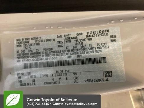 Used 2017 Ford Escape SE w/ SE Cold Weather Package image 30