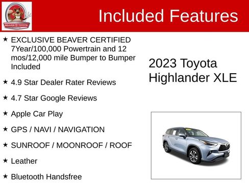 Used 2023 Toyota Highlander XLE image 4