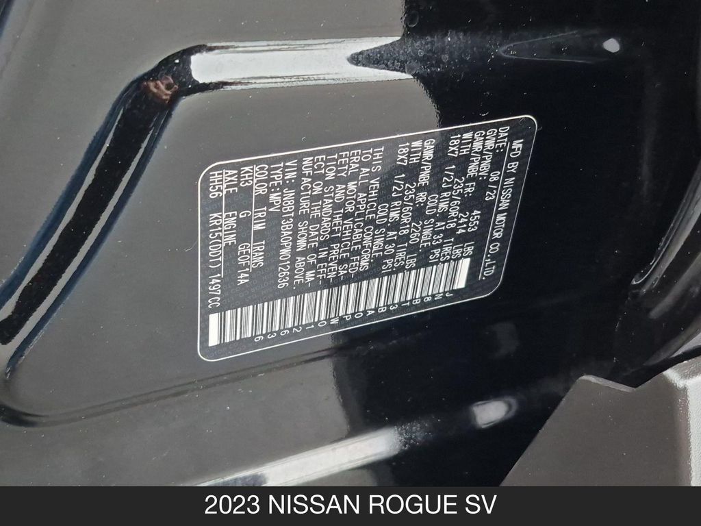 Certified 2023 Nissan Rogue SV w/ SV Premium B Package FWD image 27
