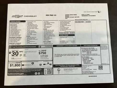 Used 2024 Chevrolet Trax LS FWD image 30