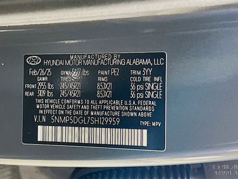 Certified 2025 Hyundai Santa Fe Calligraphy image 35