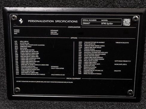 Certified 2022 Ferrari SF90 Spider image 34