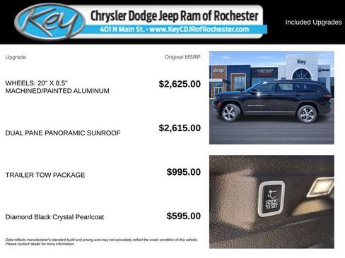 New 2025 Jeep Grand Cherokee L Limited w/ Trailer Tow Package AWD/4WD image 3