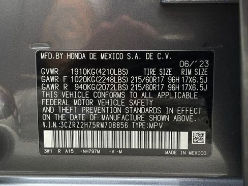 Used 2024 Honda HR-V EX-L image 86