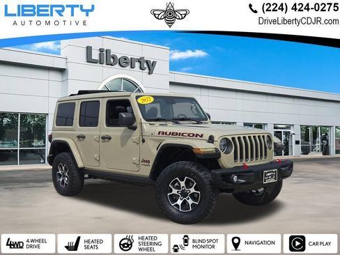 Used 2022 Jeep Wrangler Unlimited Rubicon w/ Steel Bumper Group image 1