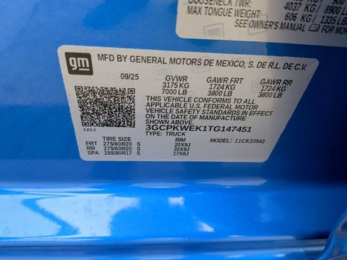 New 2026 Chevrolet Silverado 1500 RST w/ RST Select Package image 44