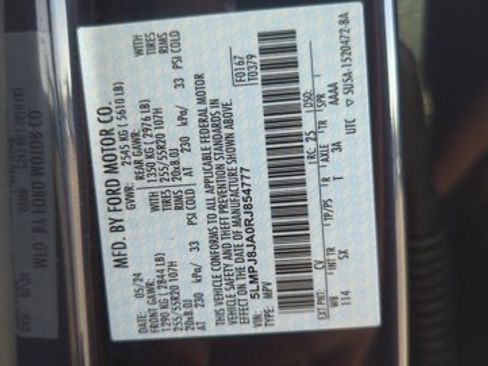 Used 2024 Lincoln Nautilus Premier w/ Jet Appearance Package image 24