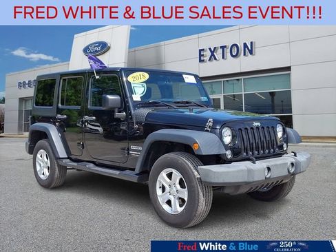 Used 2018 Jeep Wrangler Unlimited Sport AWD/4WD image 1