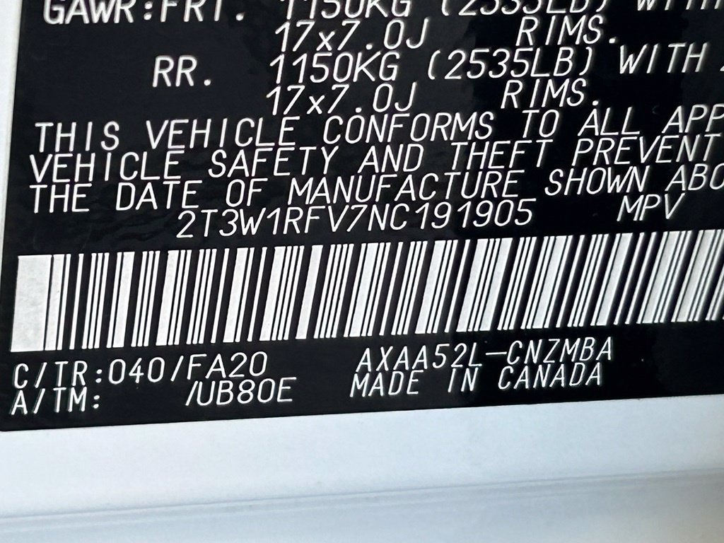 Used 2022 Toyota RAV4 XLE w/ Convenience Package FWD image 45
