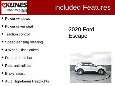 Used 2020 Ford Escape SE AWD/4WD image 3
