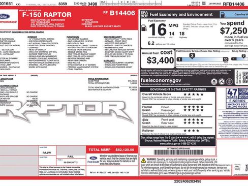 Used 2024 Ford F150 Raptor AWD/4WD image 37