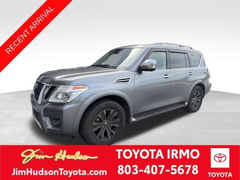 Used 2018 Nissan Armada Platinum w/ Captain Seat Package RWD image 1