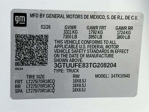 New 2026 GMC Sierra 1500 AT4X image 20