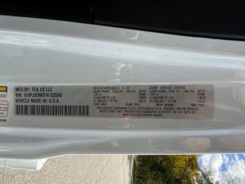 New 2026 Jeep Wrangler Unlimited Sport image 31