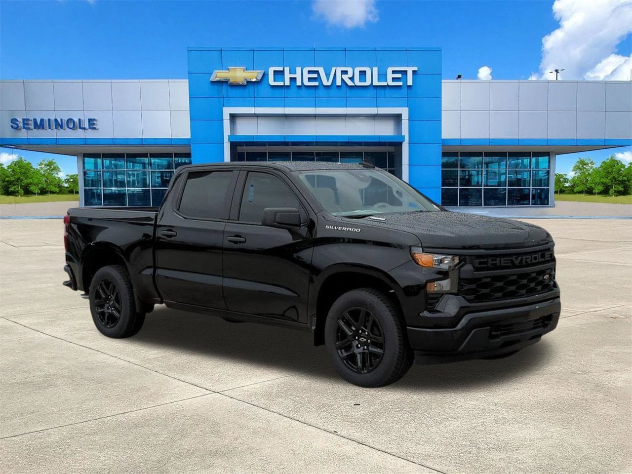 New 2026 Chevrolet Silverado 1500 Custom w/ LPO, Dark Essentials Package RWD image 1