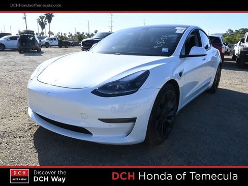 Used 2021 Tesla Model 3 Performance AWD/4WD image 1