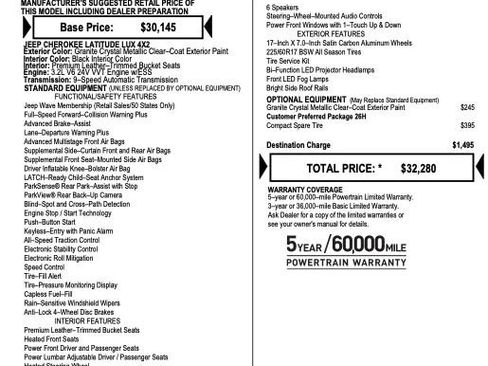 Used 2021 Jeep Cherokee Latitude Lux FWD image 2