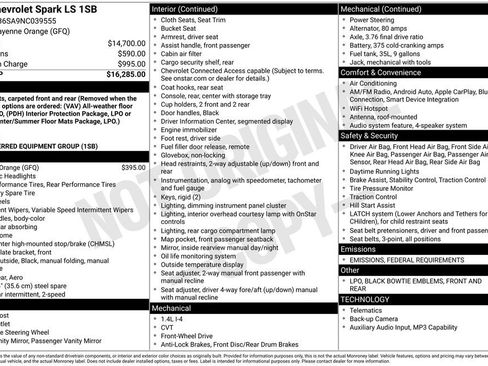 Used 2022 Chevrolet Spark LS image 6