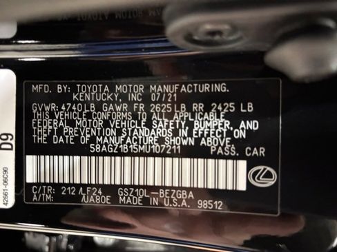 Used 2021 Lexus ES 350 F Sport image 34