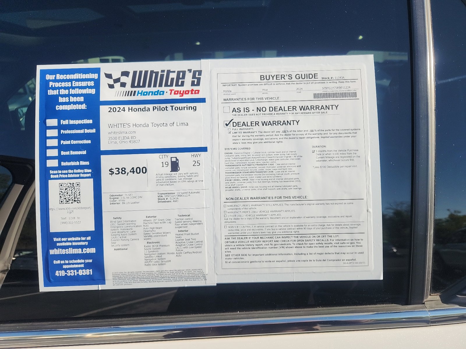 Used 2024 Honda Pilot Touring image 14