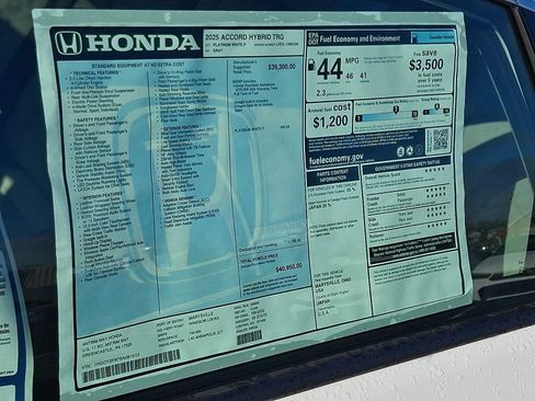 New 2025 Honda Accord Touring image 14