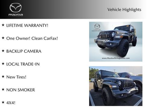 Used 2019 Jeep Wrangler Sport image 2