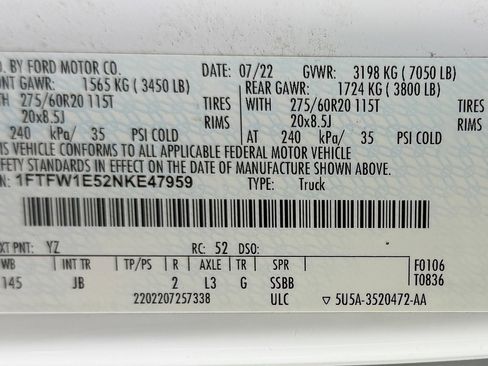 Used 2022 Ford F150 XL w/ STX Appearance Package image 14