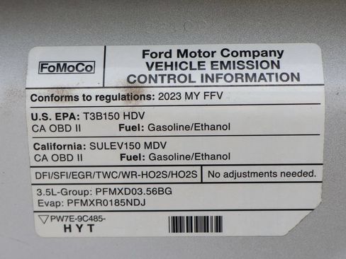 Used 2023 Ford Transit 350 148 High Roof Extended w/ Fleet Safety Package RWD image 11