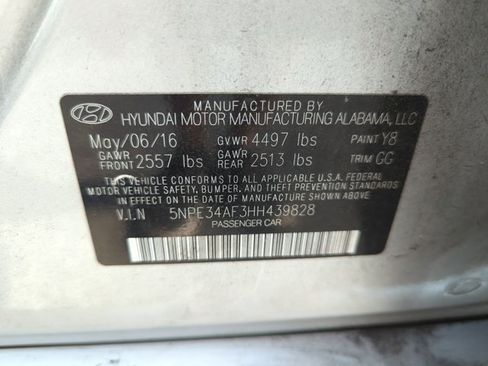 Used 2017 Hyundai Sonata Sport w/ Value Edition Package 02 FWD image 15