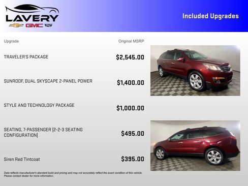 Used 2016 Chevrolet Traverse LT w/ Traveler's Package image 7