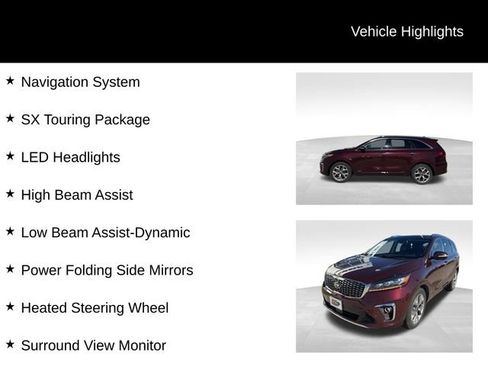 Used 2019 Kia Sorento SX w/ SX Touring Package image 3