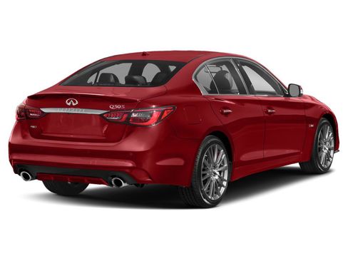 Used 2018 INFINITI Q50 Red Sport 400 w/ Sensory Package (Sport) image 53