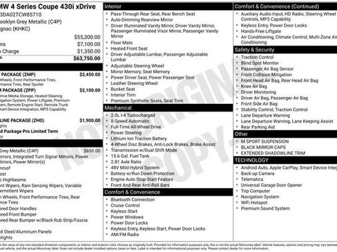 Used 2026 BMW 430i xDrive Coupe w/ M Sport Package AWD/4WD image 21