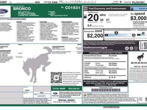 Used 2023 Ford Bronco Big Bend AWD/4WD image 4