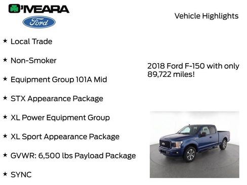 Used 2018 Ford F150 XL w/ Equipment Group 101A Mid AWD/4WD image 8
