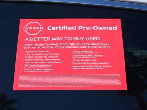 Certified 2026 Nissan Sentra SV w/ Floor Mat Package FWD image 4