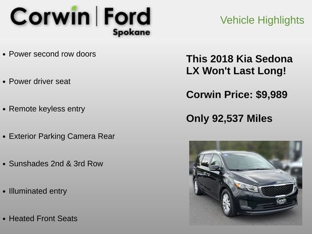 Used 2018 Kia Sedona LX w/ LX Essentials Premium Package FWD image 6
