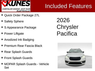 New 2026 Chrysler Pacifica Select w/ S Appearance Package