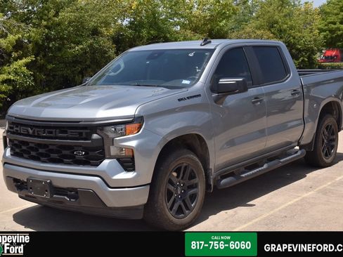 Used 2024 Chevrolet Silverado 1500 Custom w/ Turbomax Blackout Package RWD image 1