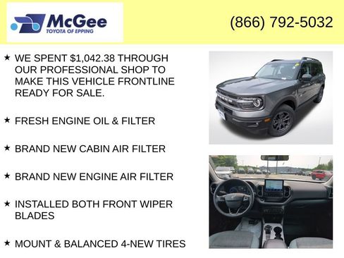 Used 2024 Ford Bronco Sport Big Bend w/ Convenience Package AWD/4WD image 8