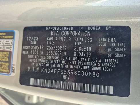 Used 2024 Kia EV9 Wind AWD/4WD image 25