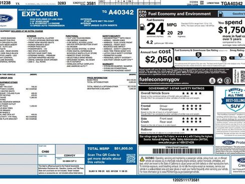 Used 2026 Ford Explorer ST-Line w/ ST-Line Street Pack RWD image 2