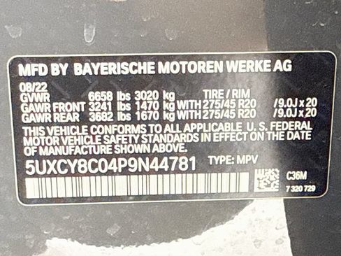 Used 2023 BMW X6 M50i w/ Dynamic Handling Package AWD/4WD image 33