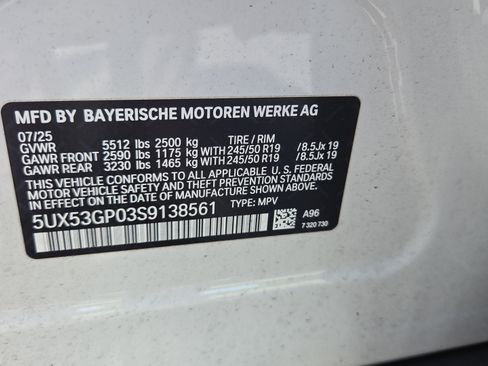Certified 2025 BMW X3 xDrive30i w/ Convenience Package AWD/4WD image 21