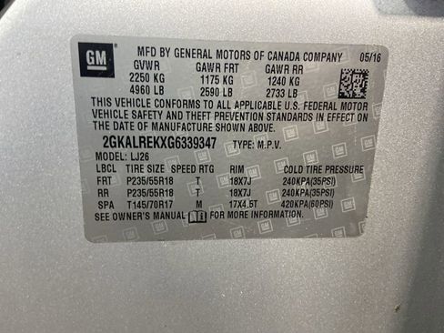 Certified 2016 GMC Terrain Denali FWD image 33