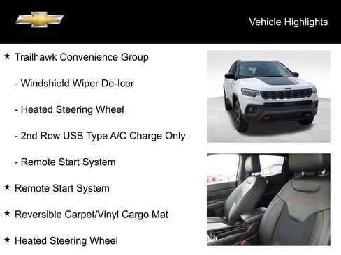 Used 2023 Jeep Compass Trailhawk w/ Trailhawk Convenience Group AWD/4WD image 19